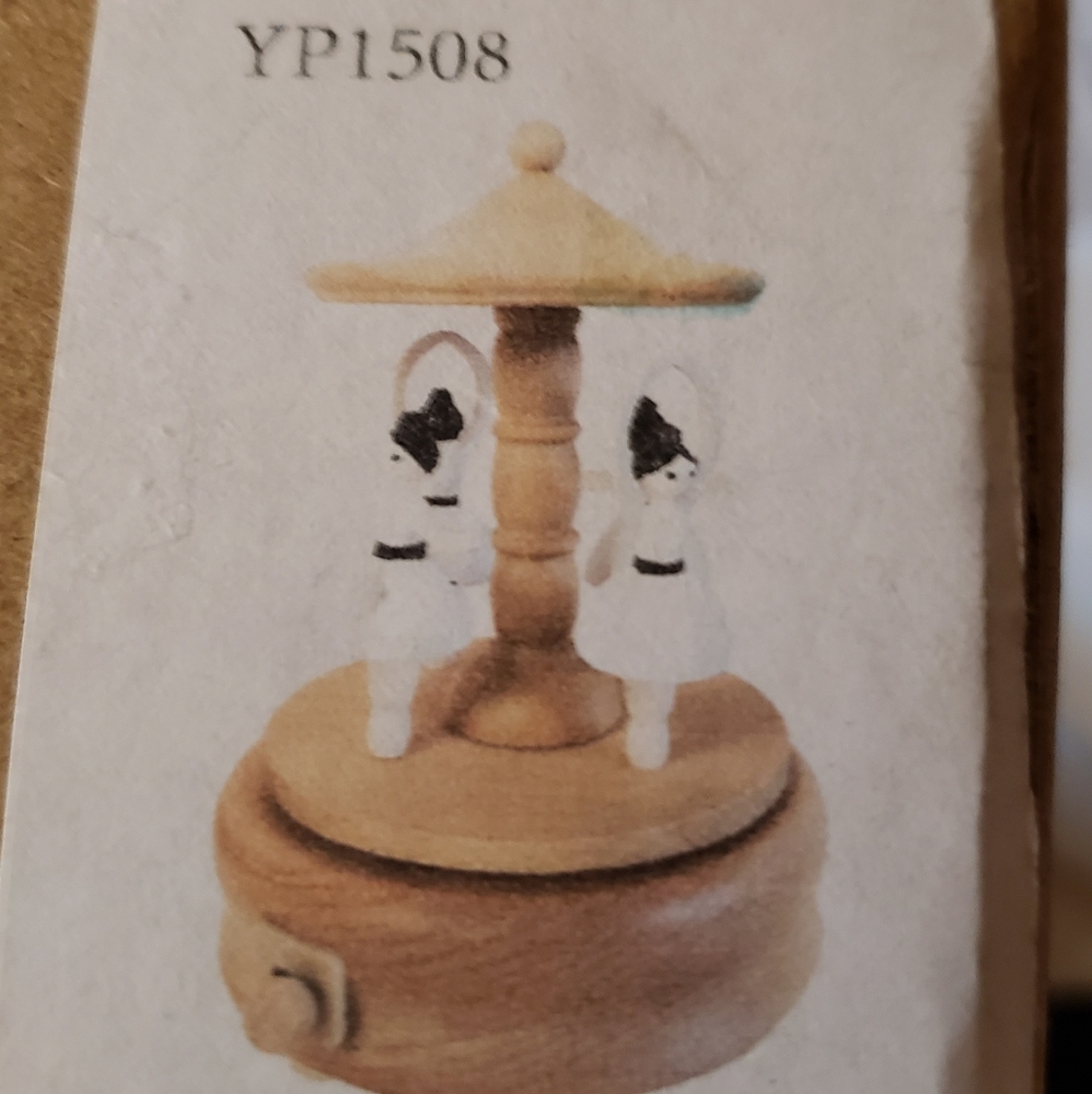 Ballerina Baby Toddler Birthday Gift Wind Up Woode